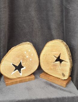 Weihnachtsdeko Advent Baumscheiben - Wilster