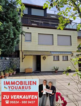 Zweifamilienhaus 4 Bäder, Garage, großem Grundstück und tollem Ausblick in Münchwies - Neunkirchen (Saarland)