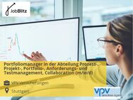 Portfoliomanager in der Abteilung Prozess-, Projekt-, Portfolio-, Anforderungs- und Testmanagement, Collaboration (m/w/d) - Stuttgart