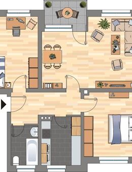 Wir modernisieren für Sie! 3-ZKB-Balkonwohnung im Europaviertel zu vermieten! - Wilhelmshaven