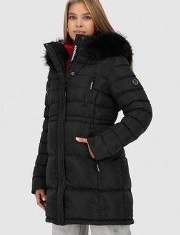 Alife & Kickin Steppmantel MoonwalcAK A winterlicher Kurzmantel mit abnehmbarem Fellimitat