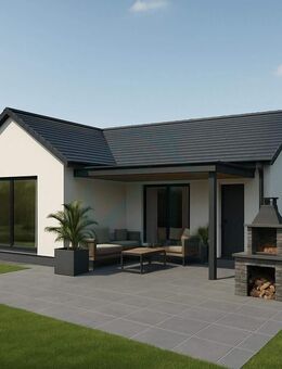 Wohnen auf einer Ebene / Moderner altersgerechter Bungalow mit 399 m² Grundstück in Magdala! - Magdala