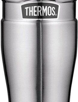 THERMOS Thermobecher Stainless King, Edelstahl, DrinkLock – Verschlusssystem, 100% dicht