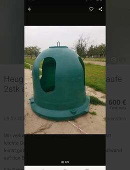 Heuraufen Ballenraufe Raufe Futterraufe Heuglocke - Frauenstein Zentrum