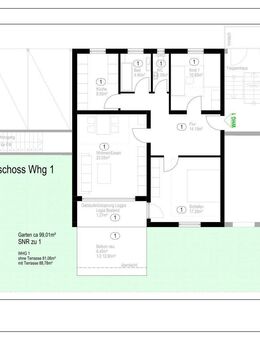 Neu Sanierte 3 Zimmerwohnung in Aystetten - Aystetten