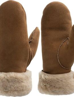 PEARLWOOD Lederhandschuhe FIONA (1 Paar) Velourleder, Fausthandschuh, warm gefüttert