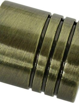 GARDINIA Gardinenstangen-Endstück Memphis, (2-St), Serie Einzelprogramm Memphis Ø 16 mm