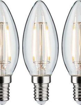 Paulmann LED-Filament 5er Pack 2,6W Kerze E14 klar 2700K, E14, 5 St., Warmweiß