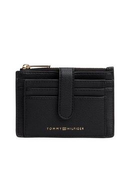 Tommy Hilfiger Kartenetui TH FLAG CC HOLDER, Geldbeutel, Portemonnaie mit goldfarbener Logoprägung