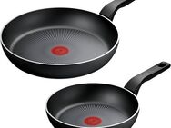 Tefal Pfannen-Set Recycled On, Induktion, Ø 24/28 cm, Aluminium (Set, 2-tlg., je 1 Pfanne Ø 24/28 cm), aus 100% recyceltem Aluminium, Antihaftversiegelung, Thermo-Signal