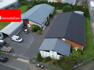 # Modernes Wohn- und Geschäftshaus + Lagerhalle # - Linsengericht