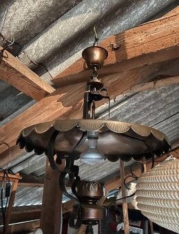 Lampe Schmiedeeisen Lampe, Rustikale Lampe Messinglampe - Owingen