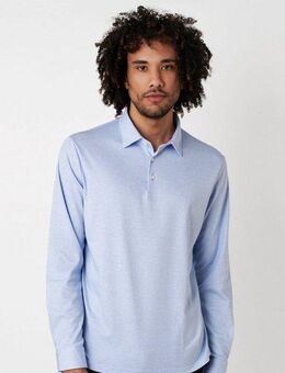 DESOTO Langarm-Poloshirt Jerseypolo Essential Kent langarm Flexibler Stretch