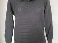 Strickpullover Pulli M Baumwolle Capuccino Winter Sommer grau - Hannover