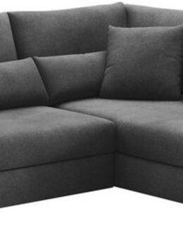 Mr. Couch Ecksofa Hilla L-Form, bis 140 kg belastbar, mit Taschenfederkern, wahlweise mit Bettfunktion