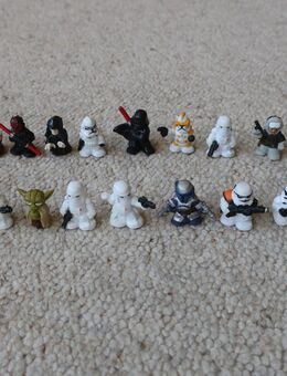 19 Star Wars Micro Force Figuren Yoda Sandtrooper Stormtrooper Darth Vader Chewbacca - Niddatal