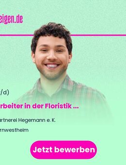 Mitarbeiter (m/w/d) in der Floristik / Schnittblumenproduktion in Voll- / oder Teilzeit - Kornwestheim