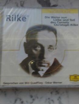 Hörbuch Rainer Maria Rilke Die Weise von Liebe und Tod des Cornets Frühe Gedichte Christus-Visionen gesprochen von Will Quadflieg, Oskar Werner , ISBN 3829114176 CD ovp 3,- - Flensburg