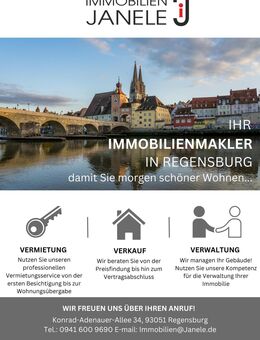 Helles Reihenmittelhaus mit großzügigem Raumangebot in Regensburg-Nord in der Konradsiedlung - Regensburg