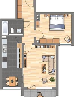2-Zimmer-Wohnung in Bellheim - Bellheim