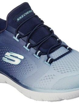 Skechers SUMMITS BRIGHT CHARMER Slip-On Sneaker Schlupfschuh, Slipper, Freizeitschuh mit schönem Farbverlauf