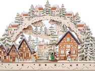 Myflair Möbel & Accessoires LED Schwibbogen Weihnachtsdeko (1-tlg), aus Holz, mit LED Beleuchtung, Höhe ca. 39 cm