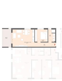 Neubau: 2-Zimmer Obergeschoss mit Balkon im Kanderpark, Binzen Nr.7 - VERKAUFT - Binzen
