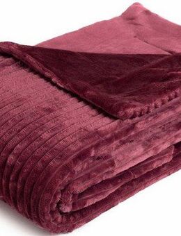 Wohndecke Cordoptik, Gözze, mit Glanzeffekt, Kuscheldecke