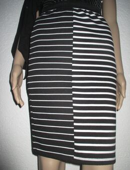 NEUw * Sexy * ausgefallen * Sekretärinnen * Shift * Bleistift * Etui * High waist * Gummizug * Schlupf * Rock "Only" Gr. 34, 36- 38/ XS- S * schwarz * weiß * - Riedlingen