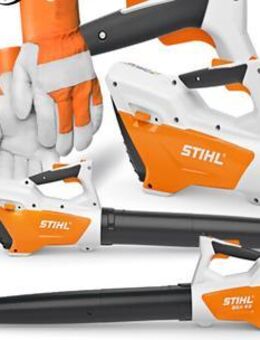 Stihl BGA 45 Handlicher Akku-Blaser LAUBBLÄSER BLASGERÄTE mit integriertem Akku Profi-Handschuhe, STIHL (44m/s, 5N) Set534 - Wuppertal