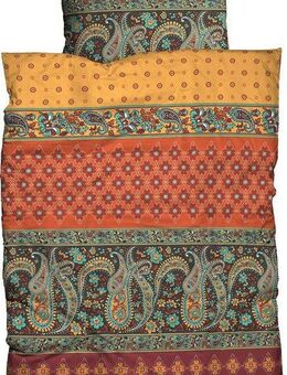 CASATEX Bettwäsche Murillo, Biber, 2 teilig, paisley, orientalisch, indisch
