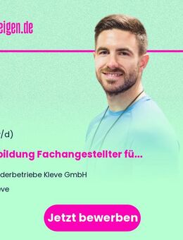 Ausbildung Fachangestellter für RP Bäderbetriebe (m/w/d) - Kleve (Nordrhein-Westfalen)