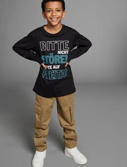 KIDSWORLD Langarmshirt Bitte nicht stören... Langarm, Basic-Passform, bedruckt, Rundhalsausschnitt