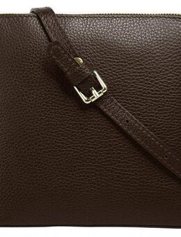 Cluty Umhängetasche, echt Leder, Made in Italy