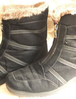 Ara - Damenschuhe Stiefeletten Winterschuhe Synthetik Wildleder Optik schwarz - Weinheim Zentrum