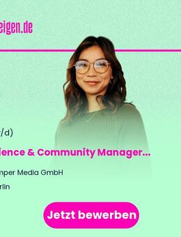 Audience & Community Manager - Berlin