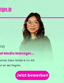 (Senior) Social Media Manager (m/w/d) - Lauf (Pegnitz)
