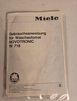 Miele Novotronic W718 Waschmaschine 5 kg 1400 U/min. Läuft gut und hatte noch nie irgendwelche technischen Probleme! - Herne