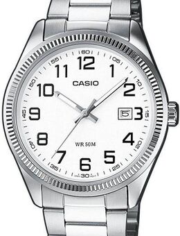CASIO TIMELESS COLLECTION Quarzuhr MTP-1302PD-7BVEF, Armbanduhr, Herrenuhr, Damenuhr, analog, Datum, Edelstahlarmband