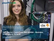 SAP (Senior) Consultant BW/4HANA – Business Intelligence (m/w/d) - Dortmund