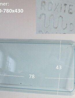 Wohnwagenfenster Roxite 70 D403 6111 ca 78 x 43 (Lagerware -> Neue Ware mit Lagerspuren) Fendt / Tabbert Polyplastic hellblau - Schotten Zentrum