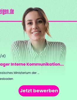 Manager Interne Kommunikation (m/w/d) - Wiesbaden