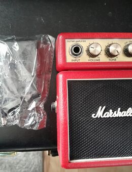 Marshall MS-2R Micro Amp Red Verstärker für E-Gitarre mit Overdrive und Neuem Netzteil - Ravensburg