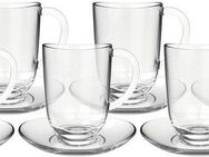 LEONARDO Latte-Macchiato-Tasse NAPOLI, Glas, 380 ml, 12-teilig