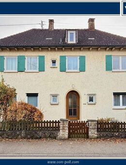 Charmantes 50er-Jahre Stadthaus mit 2 Wohneinheiten - Riedlingen