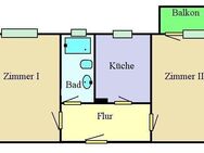2-Raum Wohnung in Zentrumsnähe Riesa "Delle" - Riesa