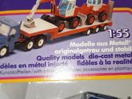 Siku 1:55--Scania-Superserie--3911--SELTEN--Tieflader mit Mobilbagger und Radlader NEU OVP - Meckenheim