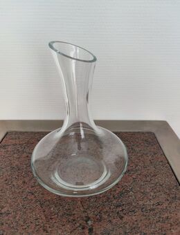 Glasvase mit schlanken Hals Höhe 25,0 cm - Essen