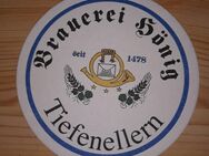 Brauerei Hönig Tiefenellern seit 1478 Bierdeckel BD Coaster - Nürnberg