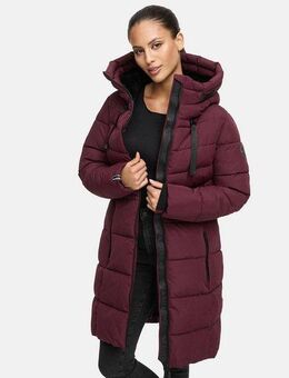 Marikoo Winterjacke Natsukoo XVI Stepp Mantel mit großer Kapuze